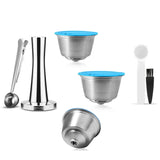 Refillable Coffee Capsule For Dolce Gusto Reusable Stainless Steel Filter Cup For Nescafe Cofee Machine Crema Maker