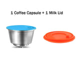 Refillable Coffee Capsule For Dolce Gusto Reusable Stainless Steel Filter Cup For Nescafe Cofee Machine Crema Maker