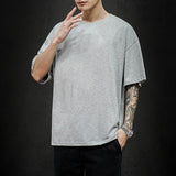 Men's Plain Oversized Casual T Shirt