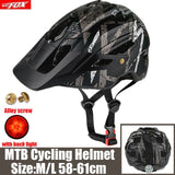 BATFOX Racing Bicycle Helmet with Light In-mold MTB Road Cycling Helmet for Men Women Ultralight Helmet Sport Safety Equipment