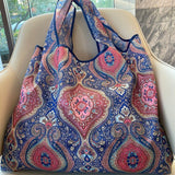 High Quality Reusable & Foldable Large Tote Shopping Bag - Eco Friendly and Waterproof