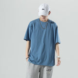 YASUGUOJI Plain Oversized T-Shirt for Men