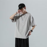 YASUGUOJI Plain Oversized T-Shirt for Men