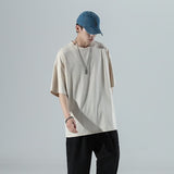 YASUGUOJI Plain Oversized T-Shirt for Men