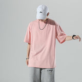 YASUGUOJI Plain Oversized T-Shirt for Men