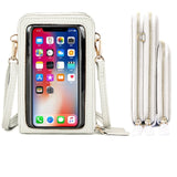 Mini Crossbody Shoulder Bags Women Multi-functional Touchable Cell Phone Pocket Card Purse Ladies Small Bag Female Messenger Bag