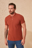 Trendyol Male Colar Jacquard Polo Collar T-Shirt TMNSS20PO0009 S Clothing Fashion