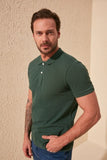 Trendyol Male Colar Jacquard Polo Collar T-Shirt TMNSS20PO0009 S Clothing Fashion