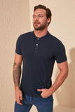 Trendyol Male Colar Jacquard Polo Collar T-Shirt TMNSS20PO0009 S Clothing Fashion