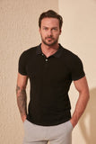 Trendyol Male Colar Jacquard Polo Collar T-Shirt TMNSS20PO0009 S Clothing Fashion