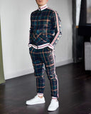 New Gentlemen Tracksuit Set Jackets Sets Men zipper Suit Men