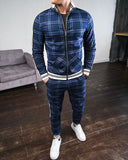 New Gentlemen Tracksuit Set Jackets Sets Men zipper Suit Men