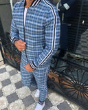 New Gentlemen Tracksuit Set Jackets Sets Men zipper Suit Men