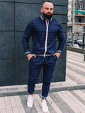 New Gentlemen Tracksuit Set Jackets Sets Men zipper Suit Men