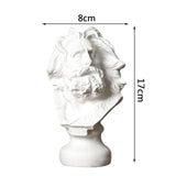 Modern Nordic Style Human Head Portrait Vase