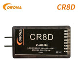 Corona CR3D/CR4D/CR6D/CR8D 2.4Ghz 3CH ~ 8CH Receiver (V2 DSSS) Compatible with CT8Z/CT8J/CT8F for RC Air Plane Fix Wing Drones