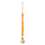 Baby Pacifier Clips Silicone Beads Wooden Ring Pacifier Chain Infant Nipple Appease Soother Chain Clips Dummy Holder Nipple Clip