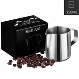 Stainless Steel Milk Frothing Pitcher Espresso Coffee Barista Craft Latte Cup Cappuccino Milk Jug Cream Frother Pitcher Maker