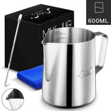 Stainless Steel Milk Frothing Pitcher Espresso Coffee Barista Craft Latte Cup Cappuccino Milk Jug Cream Frother Pitcher Maker
