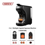 HiBREW Coffee Machine 19 Bar 3in1&4in1 Multiple  Capsule Espresso  Cafetera , Pod  Coffee Maker Dolce Milk&Nexpresso &Powder  H1