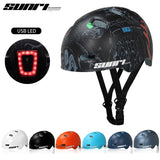 SUNRIMOON Safety Helmet Adult Teenager Bicycle Cycle Bike Scooter BMX Skateboard Skate Stunt Bomber Cycling Helmet Casco
