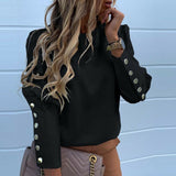 Spring Loose Blouse Women Long Sleeve Tops Shirt Casual O Neck Shirt Fashion Ladies Clothing Plus Size 3XL Spring
