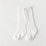 Spainish Kids Socks Baby Boys Girls Cotton Breathable Stripe Soft Sock Children Knee High Long Socks School Uniform Socks