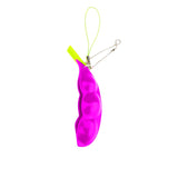 Fidget Squishy Toys Decompression Antistress Toys Squeeze Peas Beans Keychain Relief for Adult Kids Rubber Stress Reliever Toy