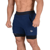 New running shorts summer mens gym fitness bodybuilding training quick-drying shorts