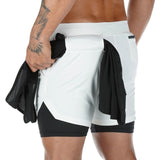 New running shorts summer mens gym fitness bodybuilding training quick-drying shorts