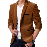 Luxury Men Blazer New Autumn Fashion Brand High Quality Classic Busines Coat Slim Fit Men Suit Terno Masculino Blazers Men