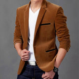 Luxury Men Blazer New Autumn Fashion Brand High Quality Classic Busines Coat Slim Fit Men Suit Terno Masculino Blazers Men
