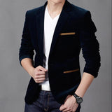Luxury Men Blazer New Autumn Fashion Brand High Quality Classic Busines Coat Slim Fit Men Suit Terno Masculino Blazers Men