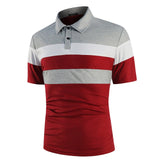 KB 24Color Men Polo Men Shirt Short Sleeve Polo Shirt Contrast Color Polo New Clothing Summer Streetwear Casual Fashion Men tops