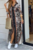 Women Fashionable Shirt-style Button Dress Ladies Casual Long Street Dress Large Size Loose Home Commuter Print Dress