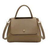 Fashion Simply PU Leather Crossbody Bag For Women 2020 winter Solid Color Shoulder Messenger Bag Lady Chain Travel Small Handbag
