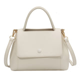Fashion Simply PU Leather Crossbody Bag For Women 2020 winter Solid Color Shoulder Messenger Bag Lady Chain Travel Small Handbag