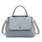 Fashion Simply PU Leather Crossbody Bag For Women 2020 winter Solid Color Shoulder Messenger Bag Lady Chain Travel Small Handbag