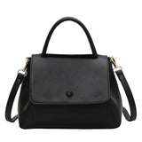 Fashion Simply PU Leather Crossbody Bag For Women 2020 winter Solid Color Shoulder Messenger Bag Lady Chain Travel Small Handbag