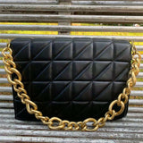 Branded Women's Shoulder Bags 2020 Thick Chain Quilted Shoulder Purses And Handbag Women Clutch Bags Ladies Hand Bag
