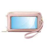 Women Messenger Square Handbag with Cloth Pattern & Turn Lock Design