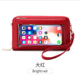 Women Messenger Square Handbag with Cloth Pattern & Turn Lock Design