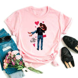 Maycaur Hot Sales Printed Female Tshirt Women Fashion Graphic Printed T-Shirt Harajuku Korean Style Short Sleeves Clothes Female