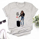 Maycaur Hot Sales Printed Female Tshirt Women Fashion Graphic Printed T-Shirt Harajuku Korean Style Short Sleeves Clothes Female