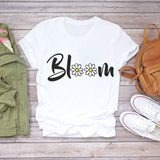 Women T-shirts Love Watercolor Heart 90s Printing Summer Autumn Print Lady Womens Stylish T Top Shirt Girl Tee T-Shirt
