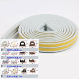 10 Meters DIPE Self-Adhesive Anti-Collision Foam Sealing Strip