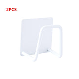 2/1 Kitchen Adhesive Strong Wall Hanger Hook sink Sponges Holder Drain Drying Rack Storage Organizer Bathroom Suction Cup Self