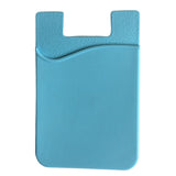 Double Pocket Elastic Stretch Silicone Cell Phone ID Credit Card Holder Sticker Universal Wallet Case Card Holder