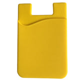 Double Pocket Elastic Stretch Silicone Cell Phone ID Credit Card Holder Sticker Universal Wallet Case Card Holder