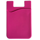 Double Pocket Elastic Stretch Silicone Cell Phone ID Credit Card Holder Sticker Universal Wallet Case Card Holder